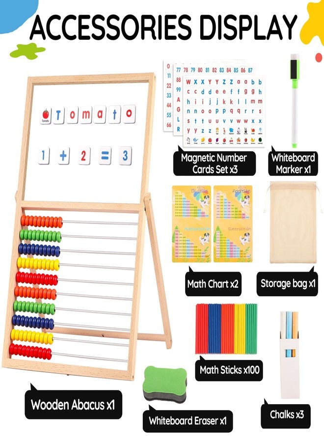 إنوتشير حروف وأرقام مغناطيسية، عداد رياضيات للأطفال، حامل مغناطيسي للثلاجة للأطفال، مغناطيسات حروف أبجدية، حروف أبجدية مغناطيسية، هدايا ألعاب تعليمية للأطفال من عمر 3 إلى 8 سنوات فما فوق (بنات وأولاد). - Image 2